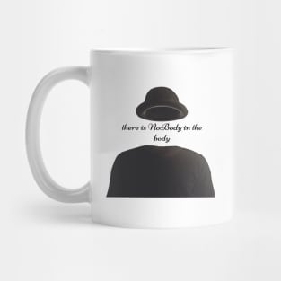 there is nobody in the body, bodiless person Mug